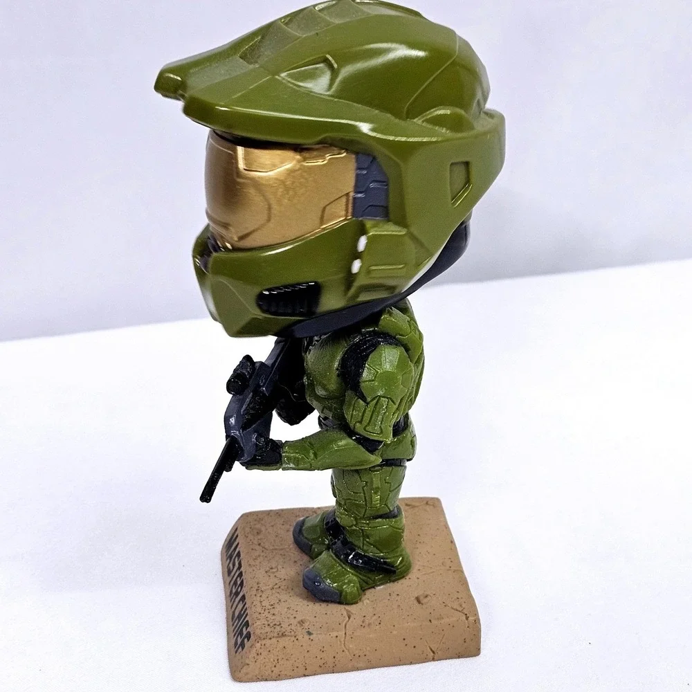Funko Halo 3 Master Chief Spartan Green Wacky Wobbler Bobblehead Figure 2008